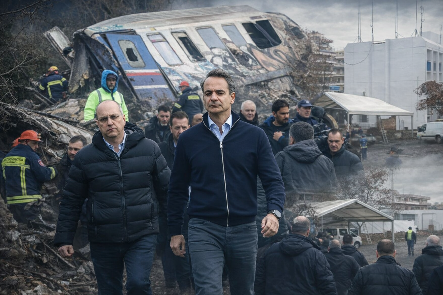 Τέμπη: Το ψέμα των «εγκαινίων», το κράτος-βιτρίνα και η πολιτική ευθύνη Μητσοτάκη