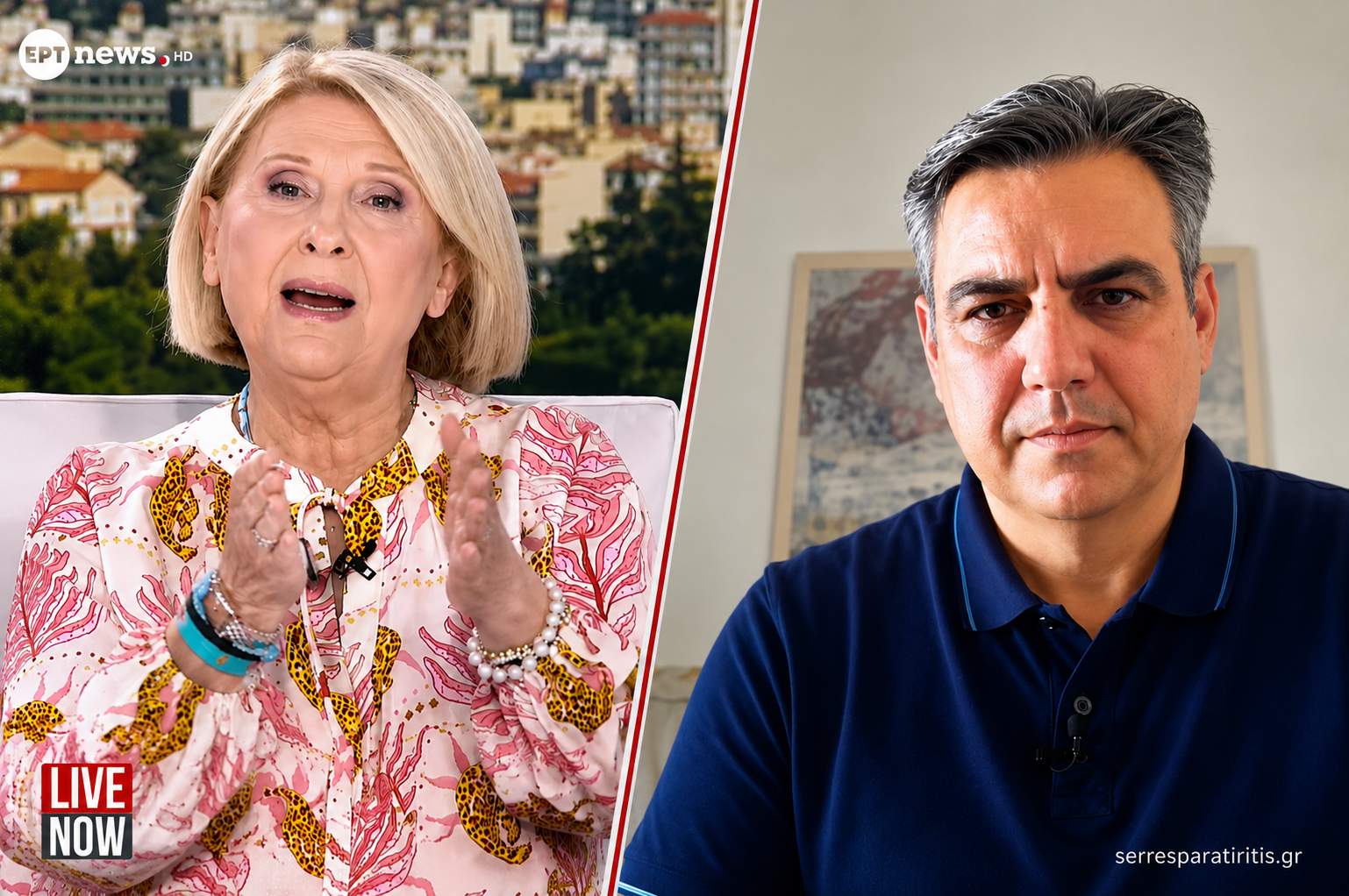 LIVE NOW – ΕΡΤnews: Η ψυχραιμία και τα επιχειρήματα του Πασχάλη Τόσιου απέναντι στην ένταση της Σοφίας Βούλτεψη