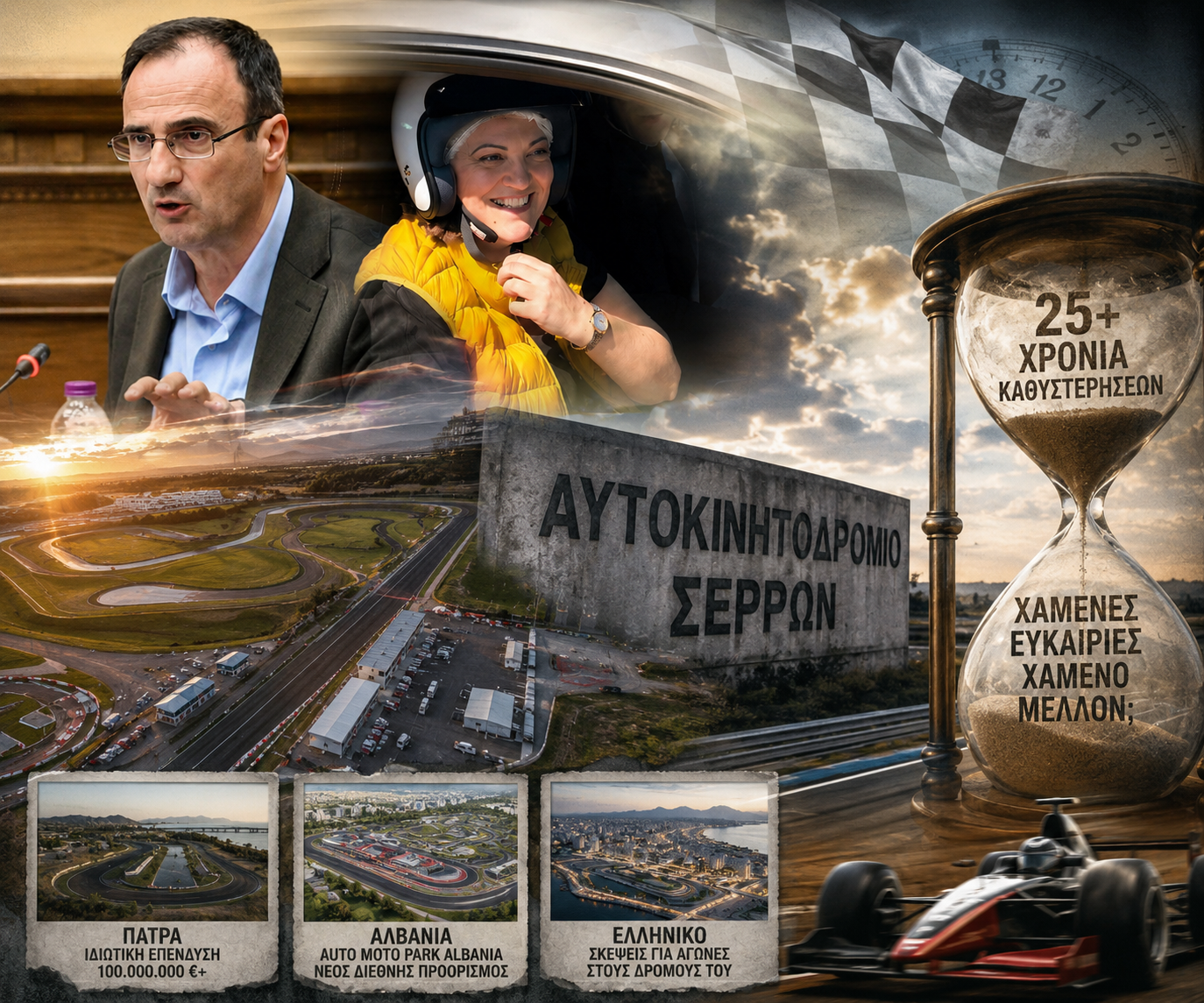 Αυτοκινητοδρόμιο Σερρών: Η εξαγγελία ήρθε. Μήπως, όμως, ο κρίσιμος χρόνος χάθηκε;